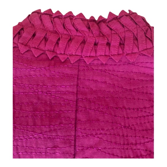 Chico’s Origami Sanja Blazer NWT Magenta 3/4 Sleeve 1 Medium Office Layering NWT - Picture 7 of 11